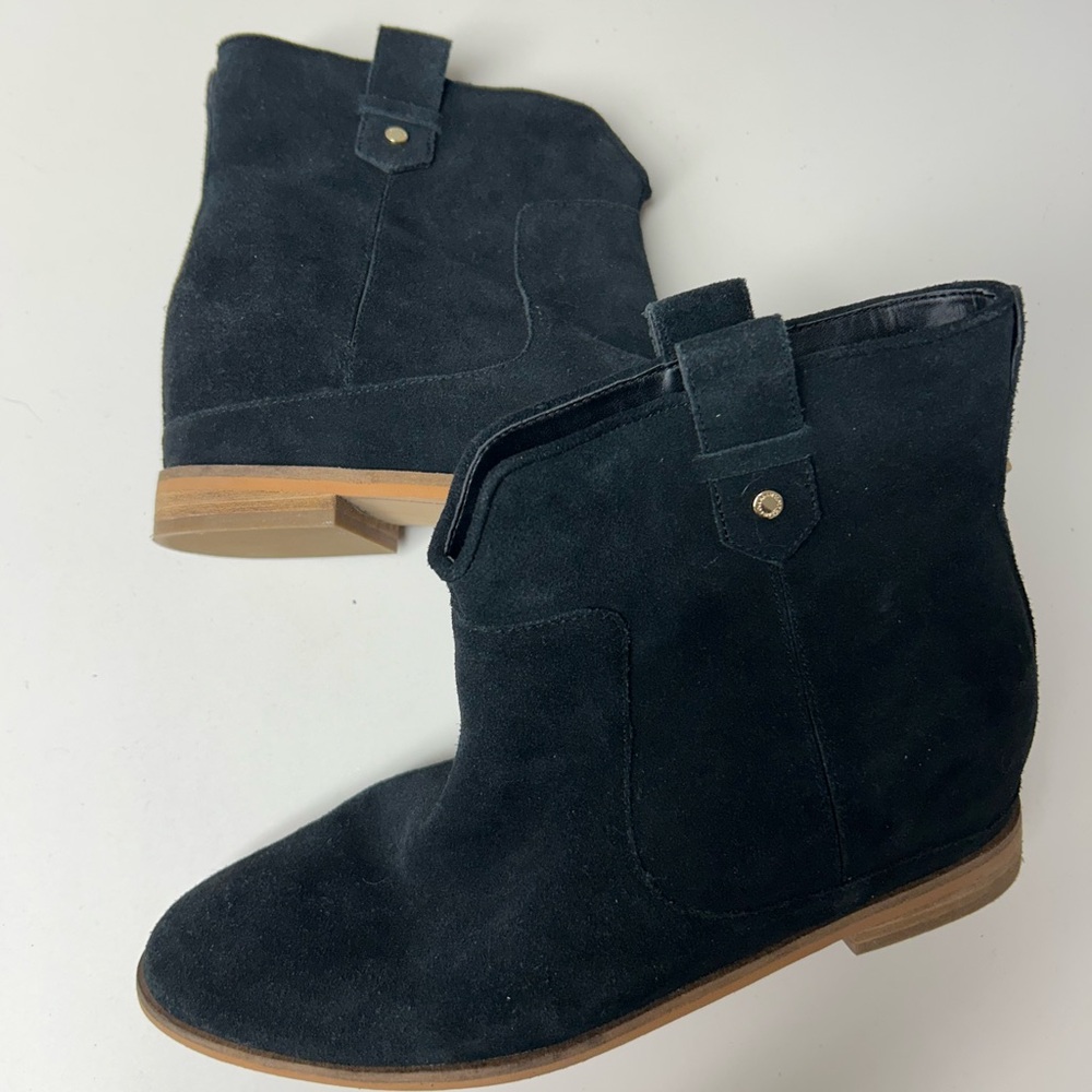 Cole Haan Black Suede Boots - Picture 5 of 6